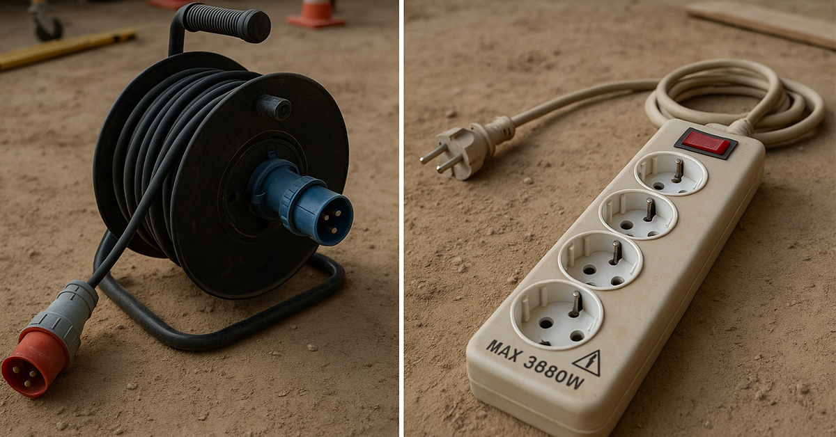 Cable Reels vs Extension Leads