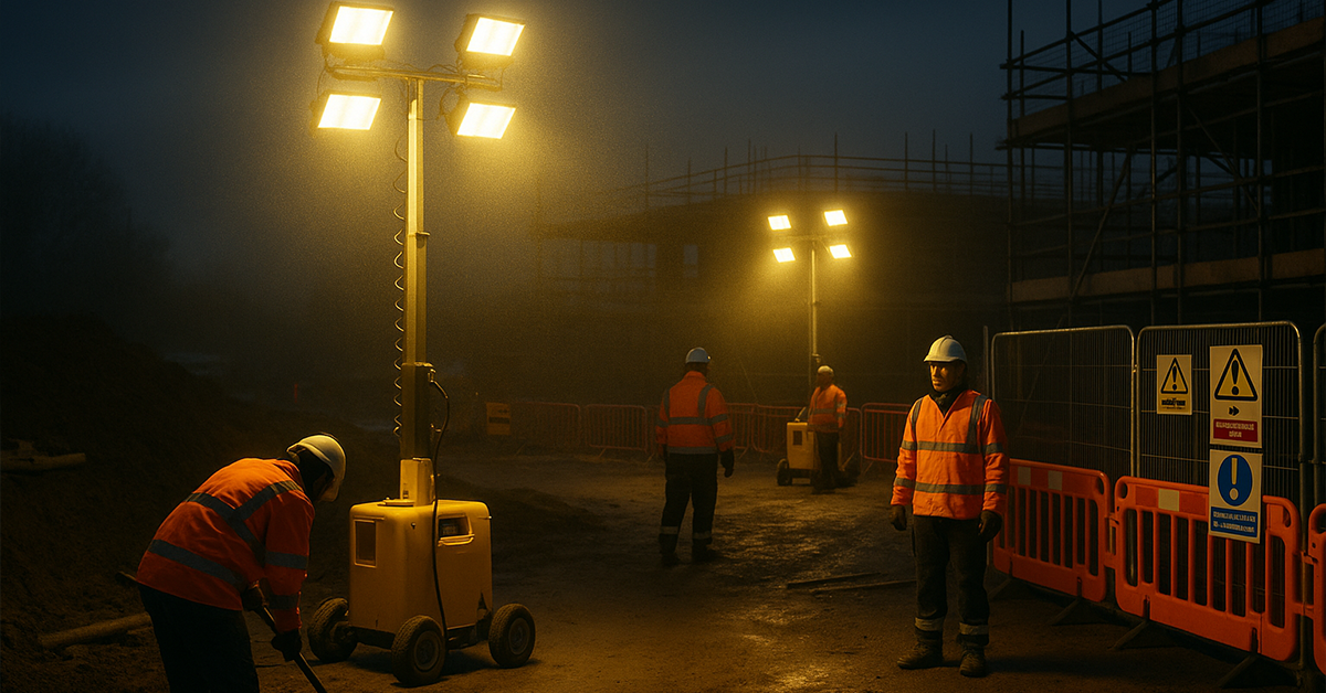 110V Site Lighting During Darker Months