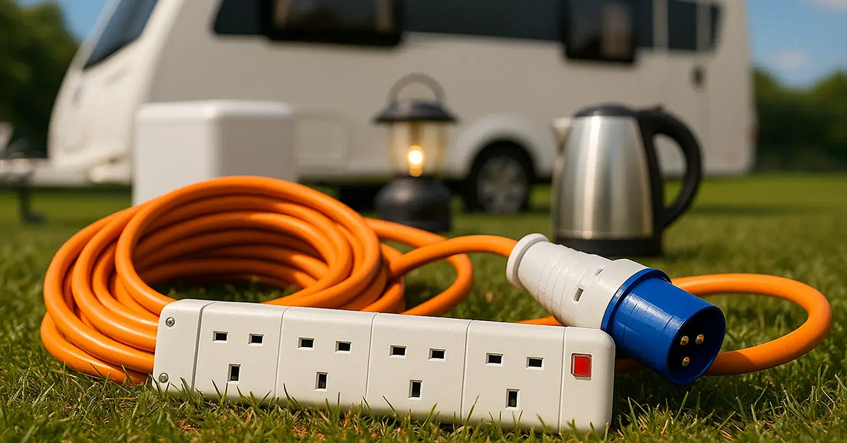 4 Way Caravan Hookup Extension Lead