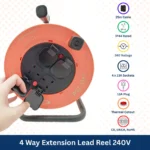 240V Cable Reel Plug 25m 1.25mm 13A – (4007) - Image 3