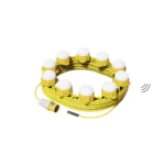 110v 10 head LED 6.5w 22m festoon kits with hanging hooks motion sensor linkable kits 16amp plug Part No (10936)