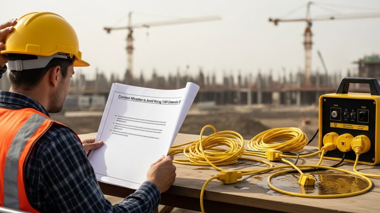 Common Mistakes to Avoid When Using 110V Extension Leads