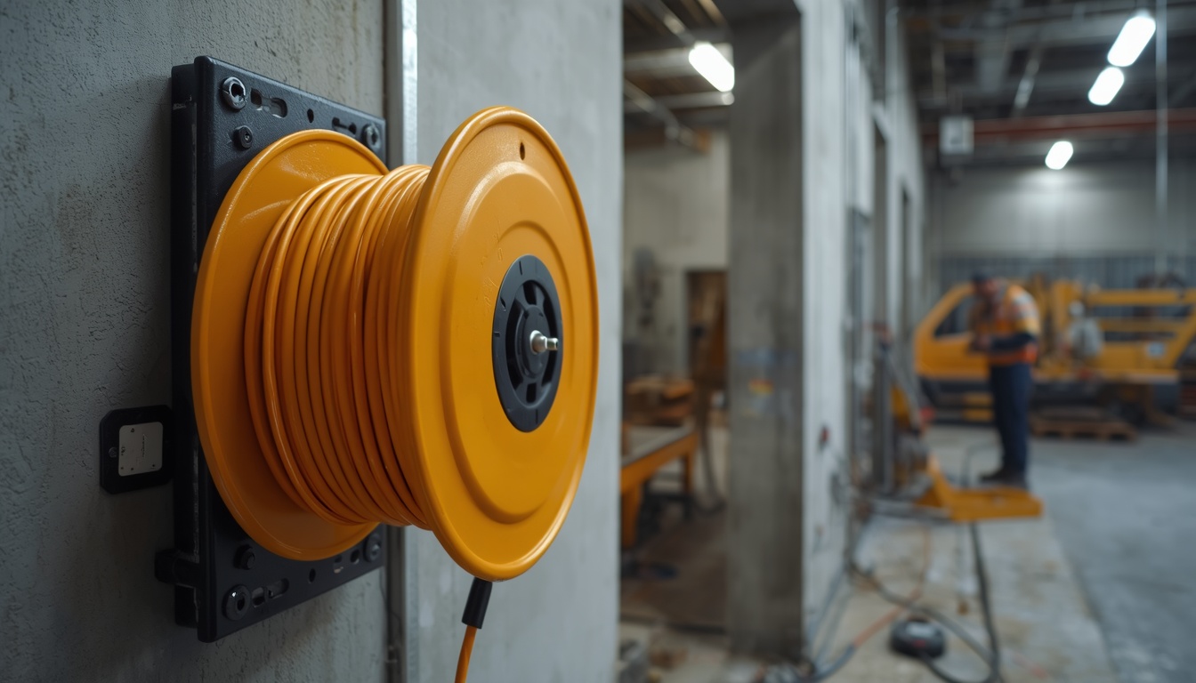 240V retractable extension reel