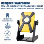 110V PORTABLE LED WORK LIGHT - (88A02D) - Image 3