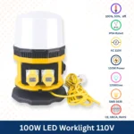 110V PORTABLE LED WORK LIGHT – (81H10A) - Image 4