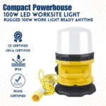 110V PORTABLE LED WORK LIGHT – (81H10A) - Image 2