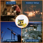 110V PORTABLE LED WORK LIGHT – (81H10A) - Image 3